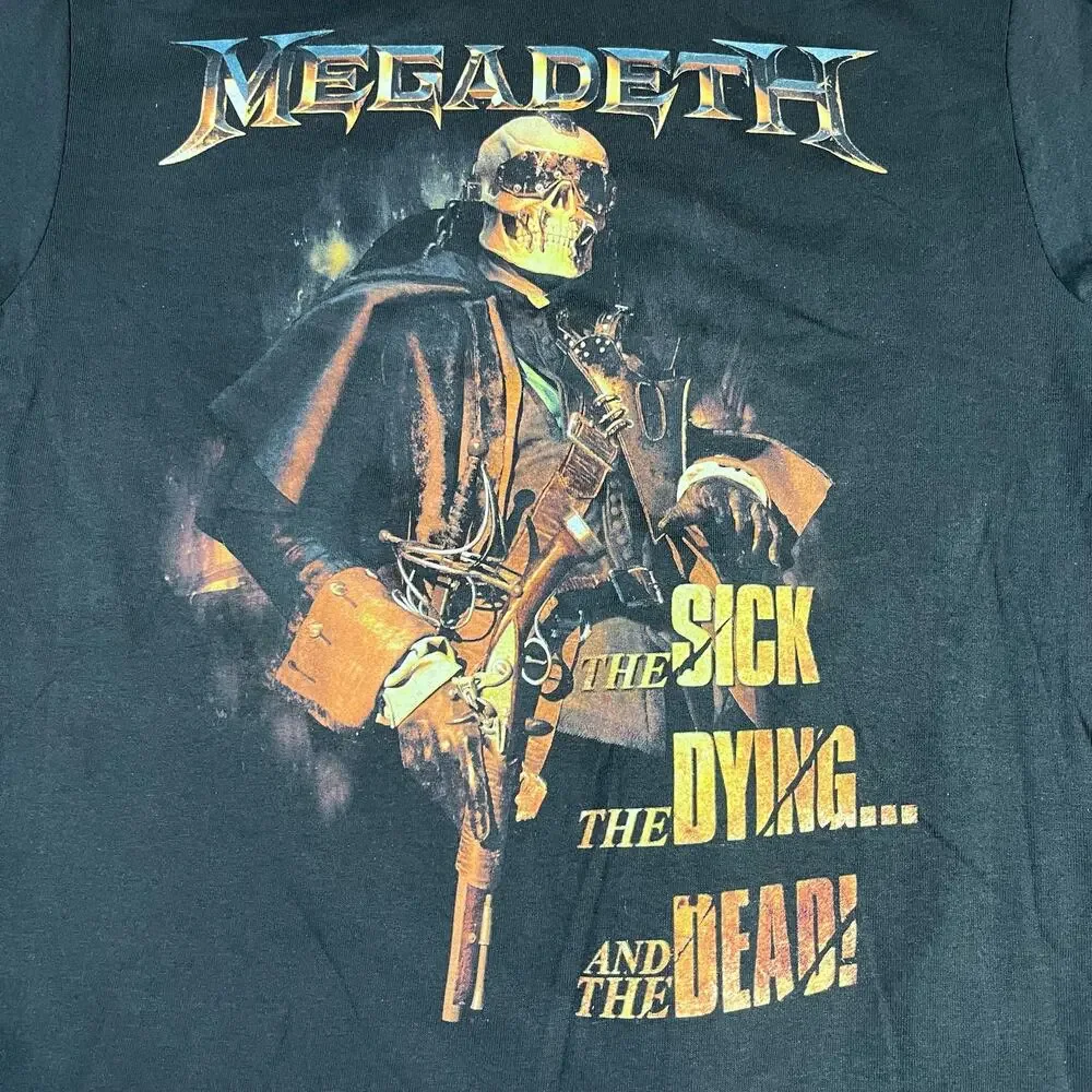 MegaDeth Crush The World‎ Tour 2023 T Shirt Black Men’s Sz M New - Picture 2 of 6